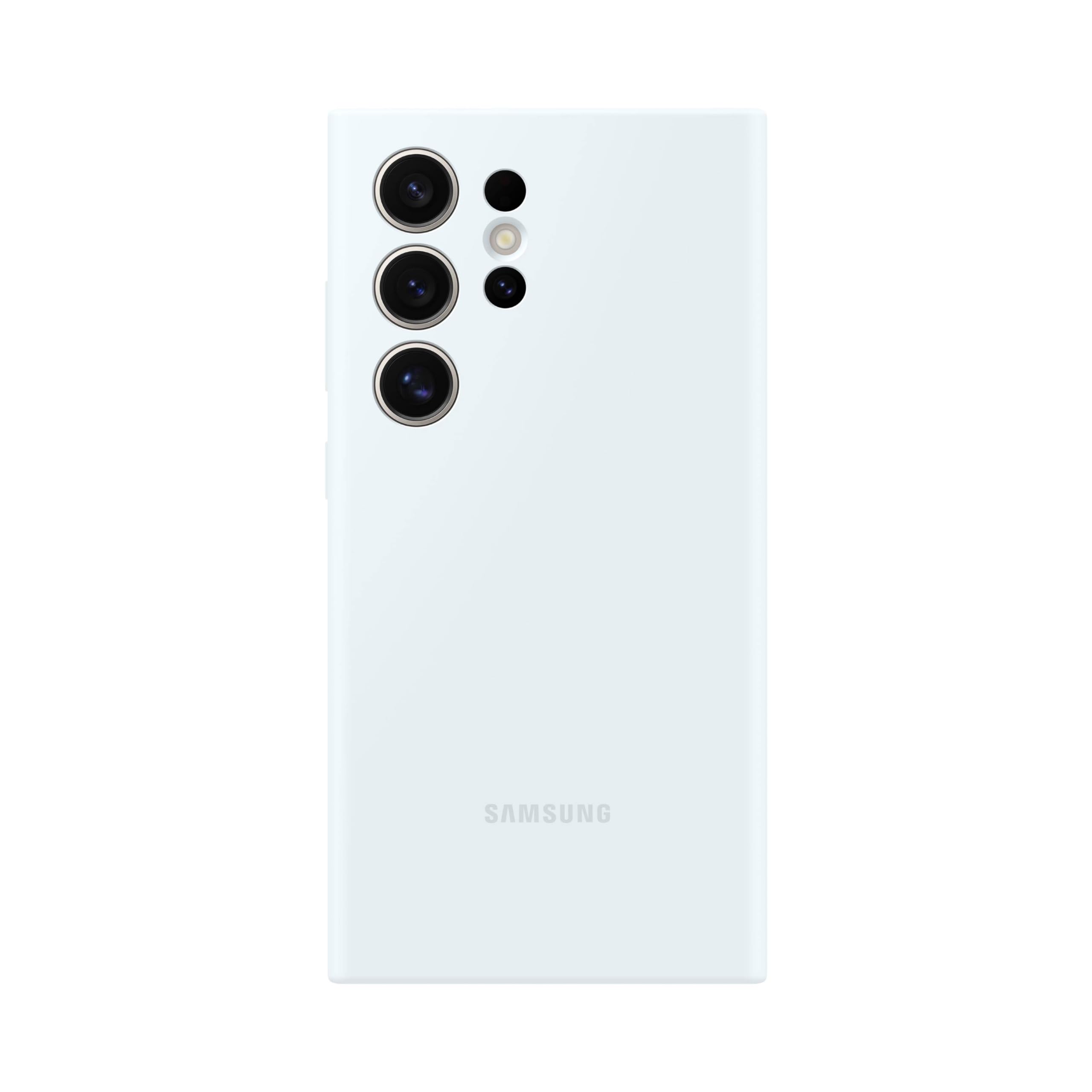 Foto 2 pulgar | Funda Para Teléfono Samsung Galaxy S24 Ultra Silicone Blanca - Venta Internacional.