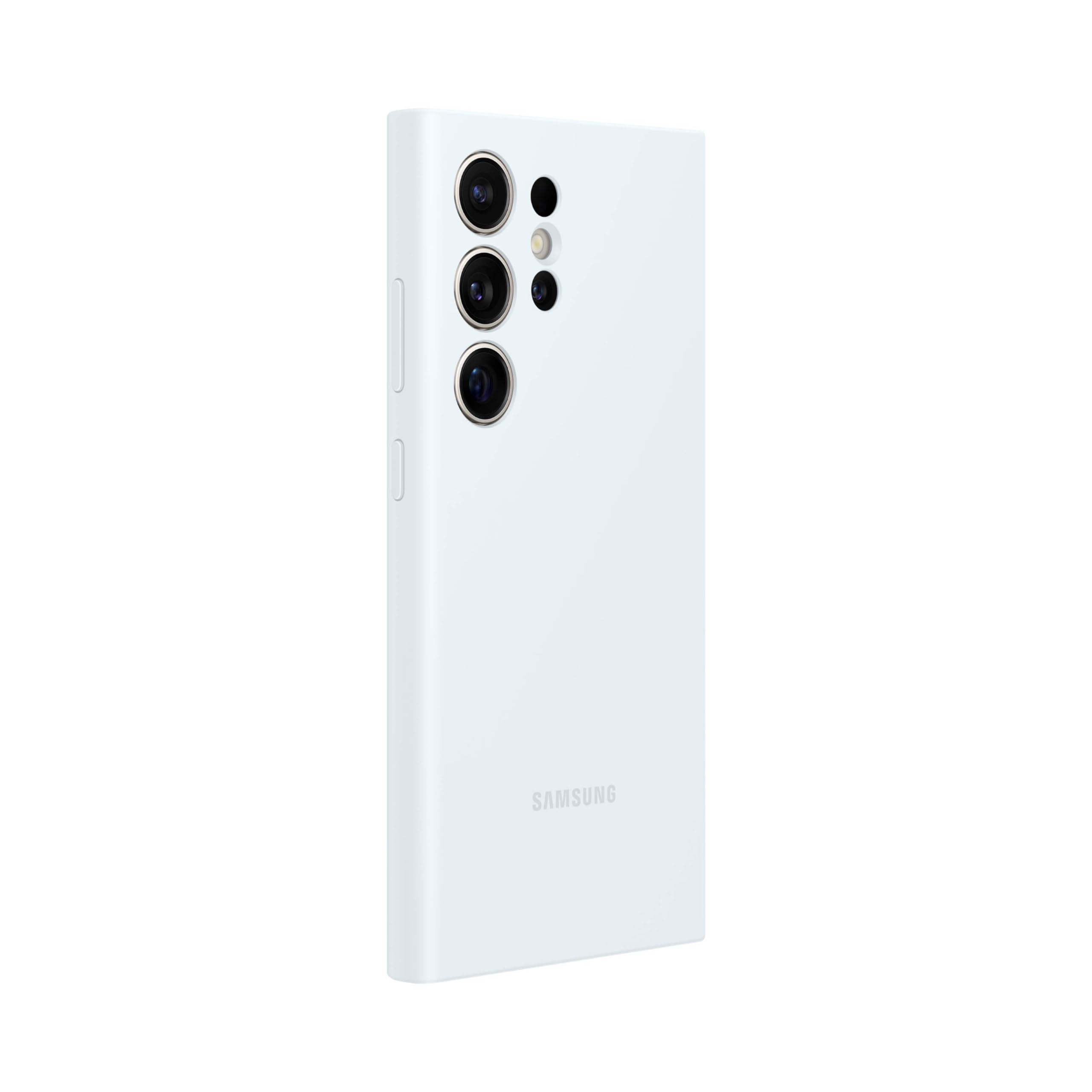 Foto 4 pulgar | Funda Para Teléfono Samsung Galaxy S24 Ultra Silicone Blanca - Venta Internacional.
