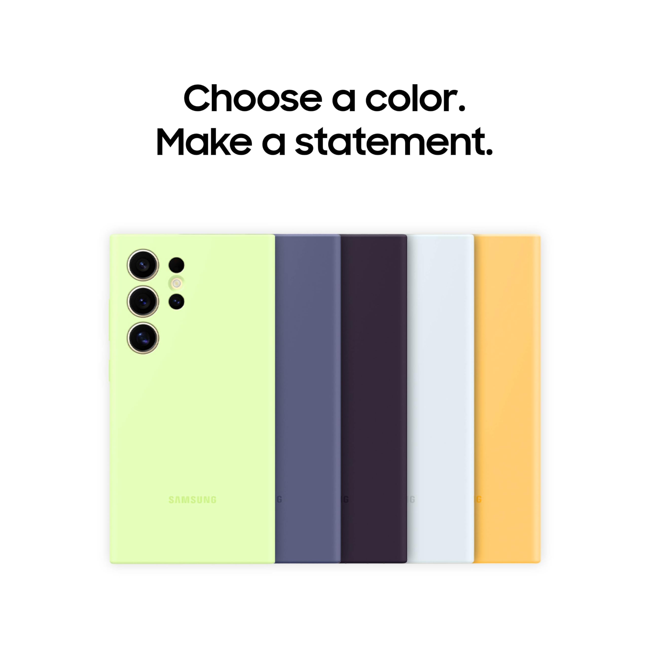 Foto 7 | Funda Para Teléfono Samsung Galaxy S24 Ultra Silicone Blanca - Venta Internacional.