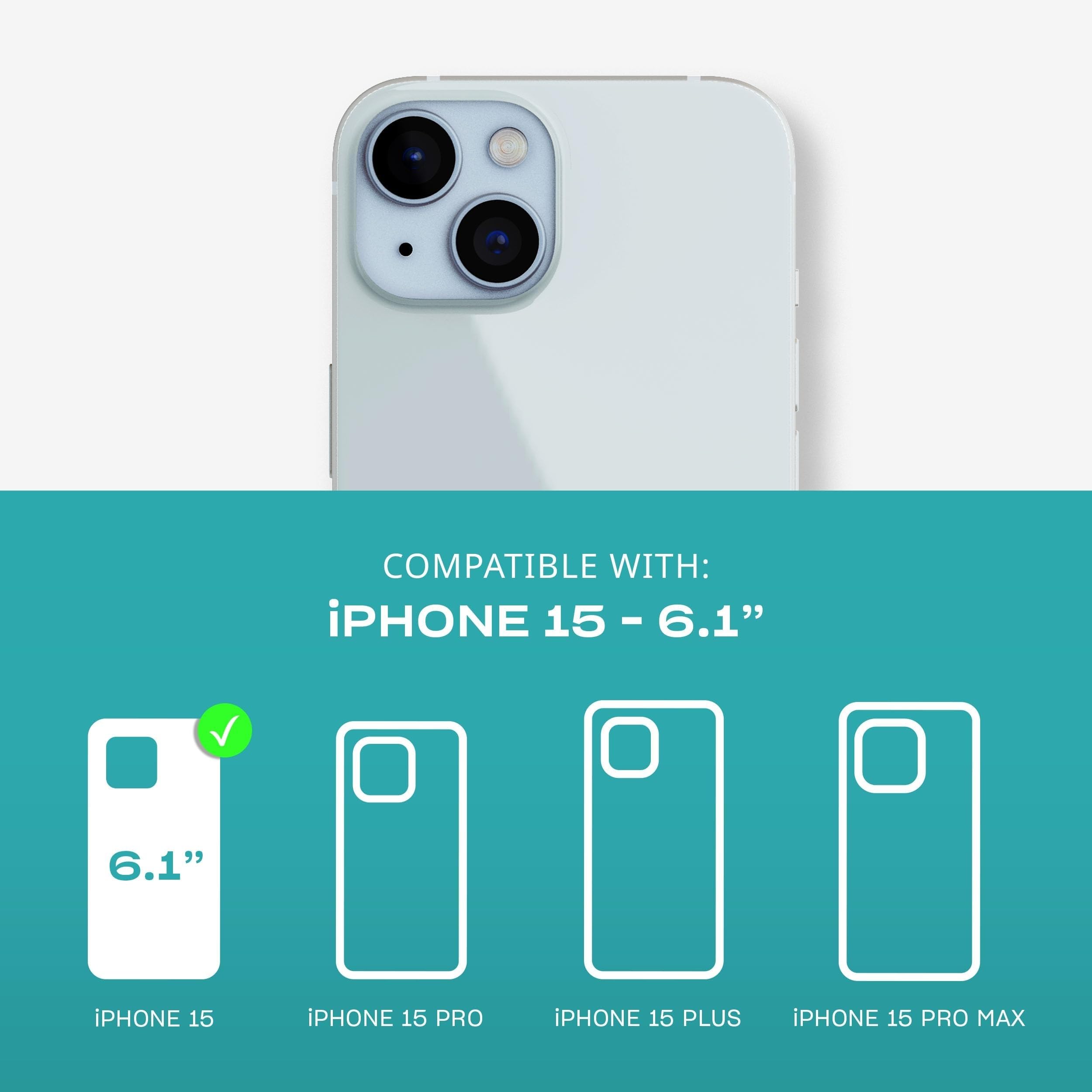 Foto 2 | Funda Tech21 Evo Clear Para Iphone 15 - Transparente - Venta Internacional.