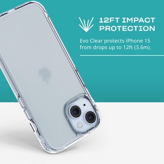 Foto 4 | Funda Tech21 Evo Clear Para Iphone 15 - Transparente - Venta Internacional.