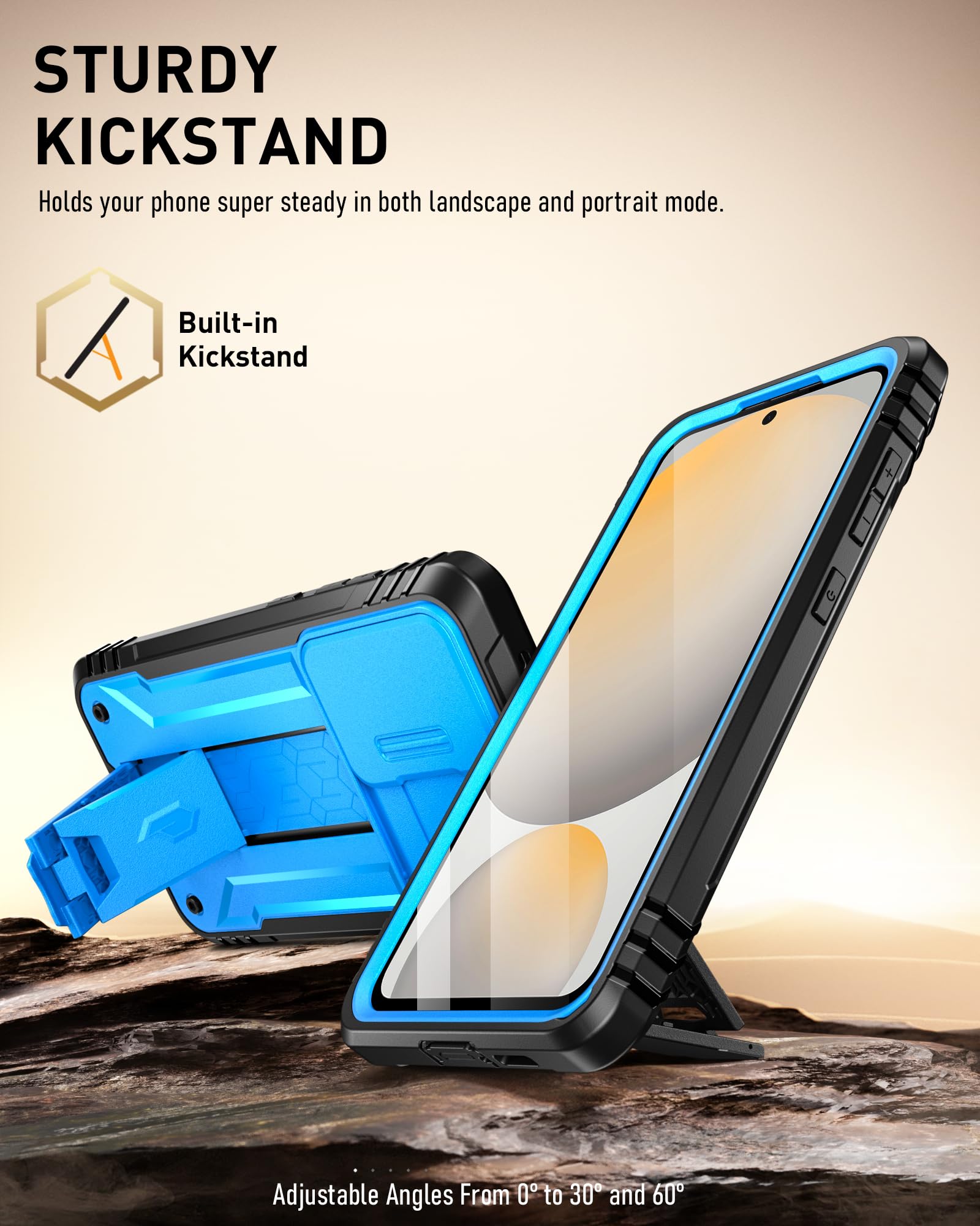 Foto 5 pulgar | Funda Poetic Revolution Para Samsung Galaxy S24 Fe 5g 2024, Color Azul Claro - Venta Internacional.