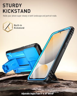 Foto 4 | Funda Poetic Revolution Para Samsung Galaxy S24 Fe 5g 2024, Color Azul Claro - Venta Internacional.