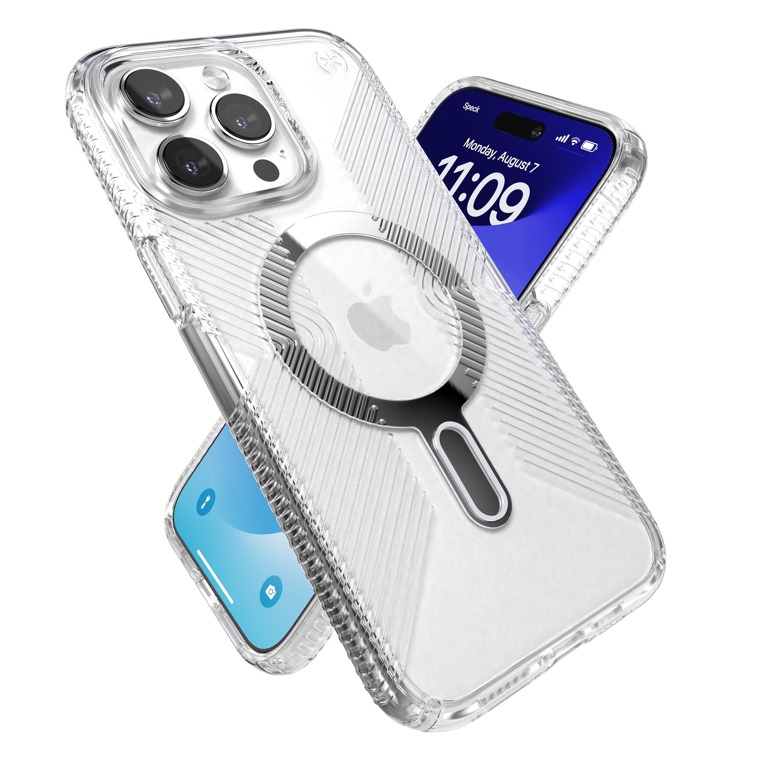 Foto 2 pulgar | Funda De Teléfono Speck Clear Presidio Grip Para Iphone 15 Pro Max - Venta Internacional.