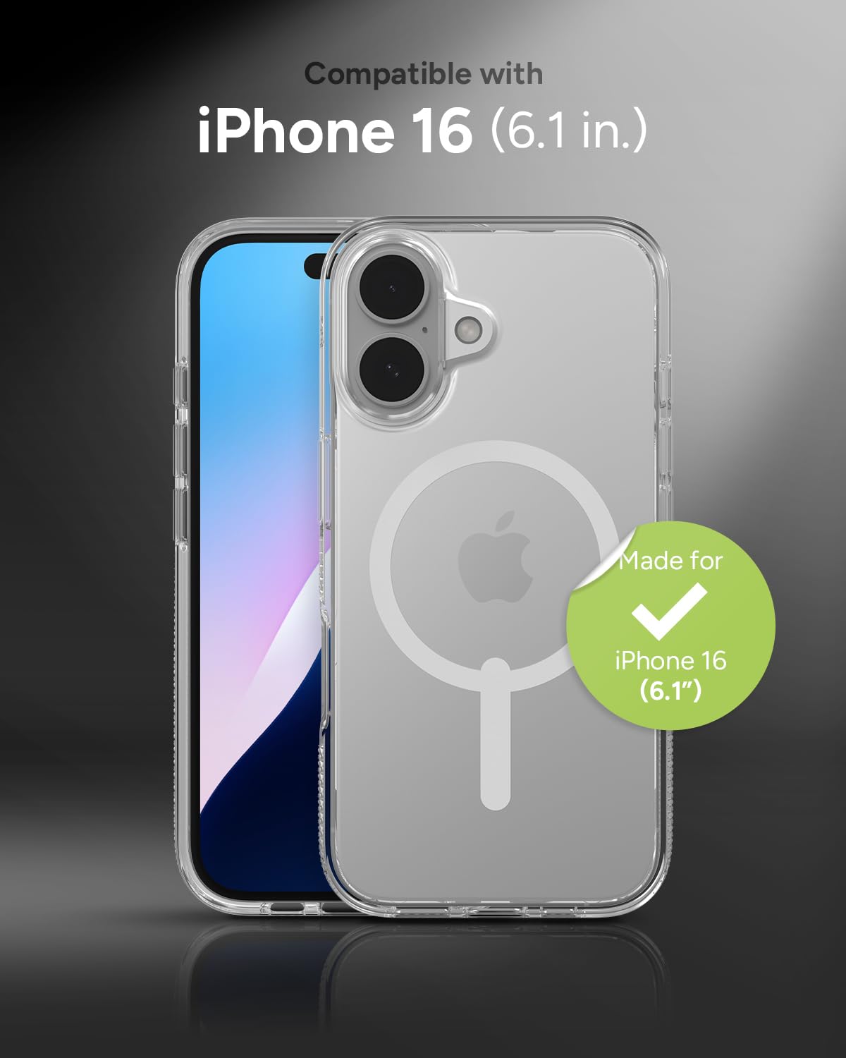 Foto 2 | Funda Zagg Crystal Palace Snap Para Iphone 16, Transparente - Venta Internacional.
