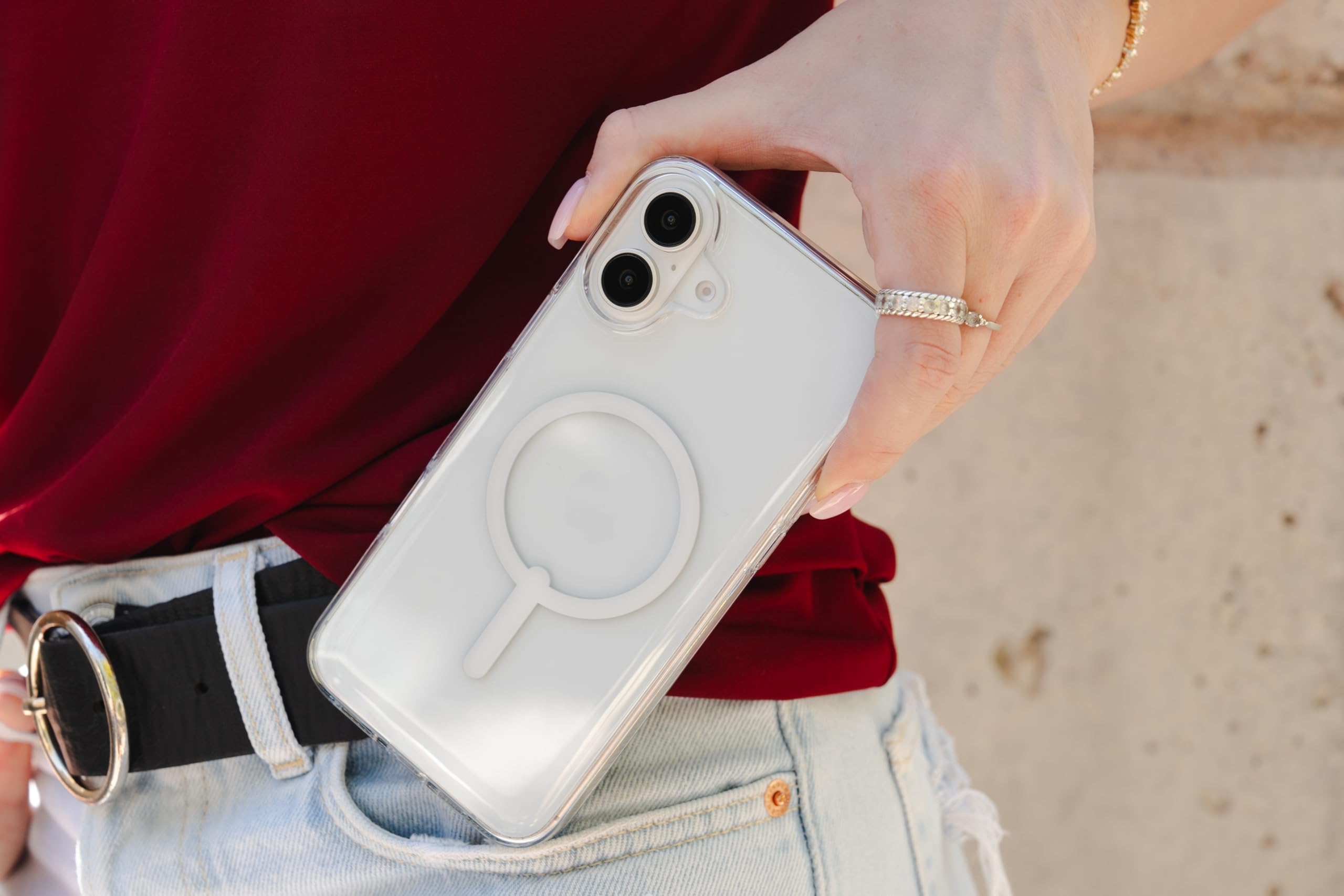 Foto 7 | Funda Zagg Crystal Palace Snap Para Iphone 16, Transparente - Venta Internacional.