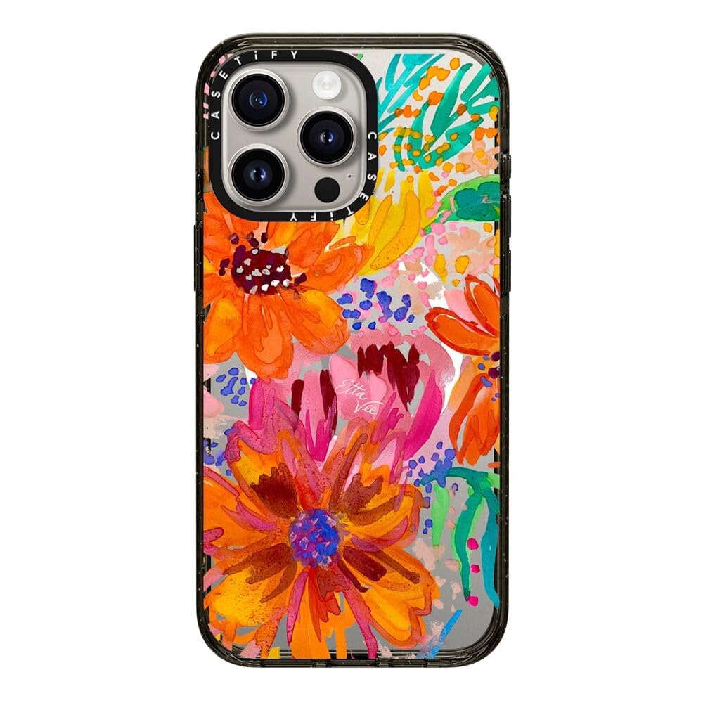 Foto 2 pulgar | Funda Para Teléfono: Tify Impact Para Iphone 15 Pro Max, Color Negro Transparente - Venta Internacional.