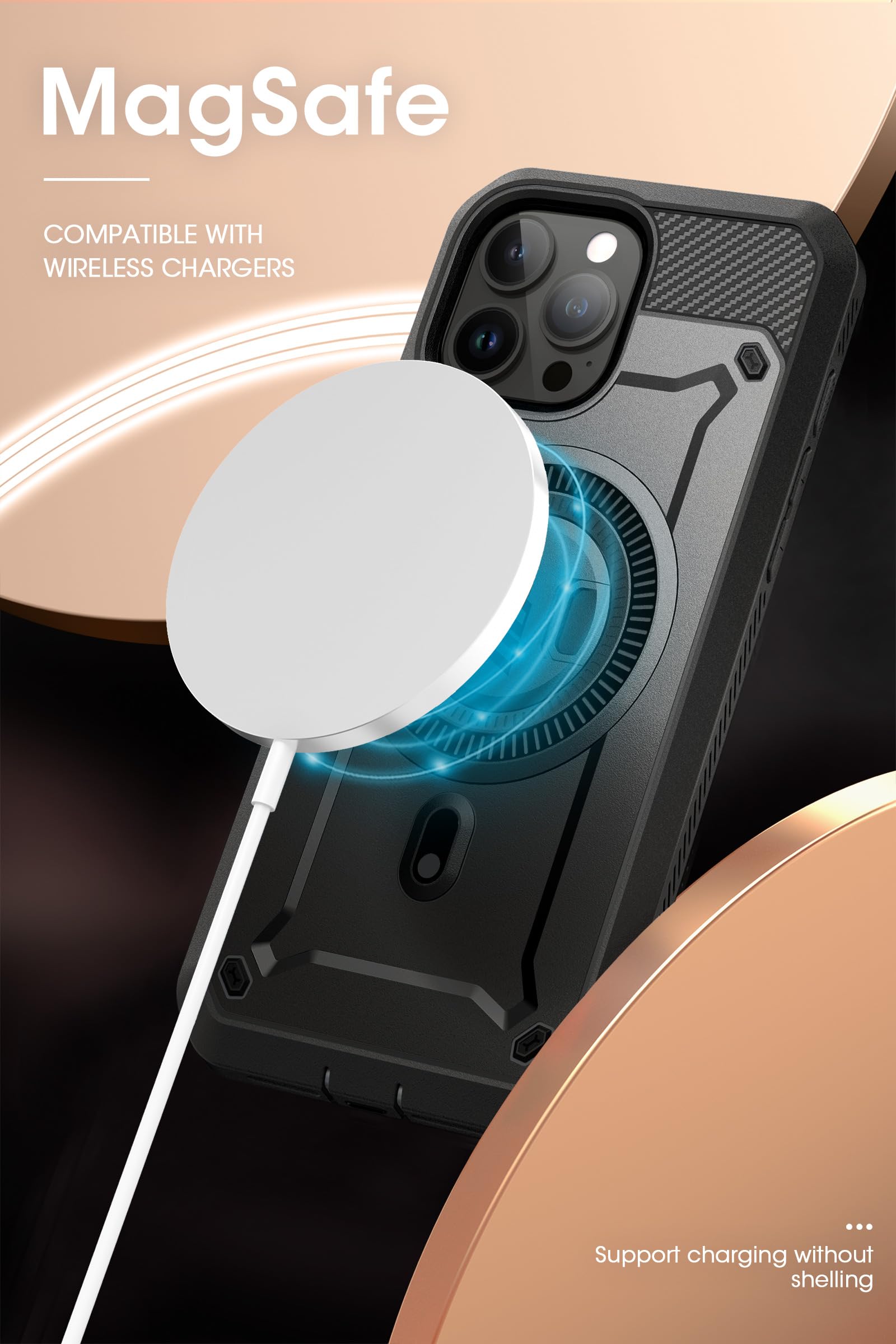 Foto 4 pulgar | Funda Para Teléfono Supcase Unicorn Beetle Pro Mag Iphone 15 Pro Max - Venta Internacional.