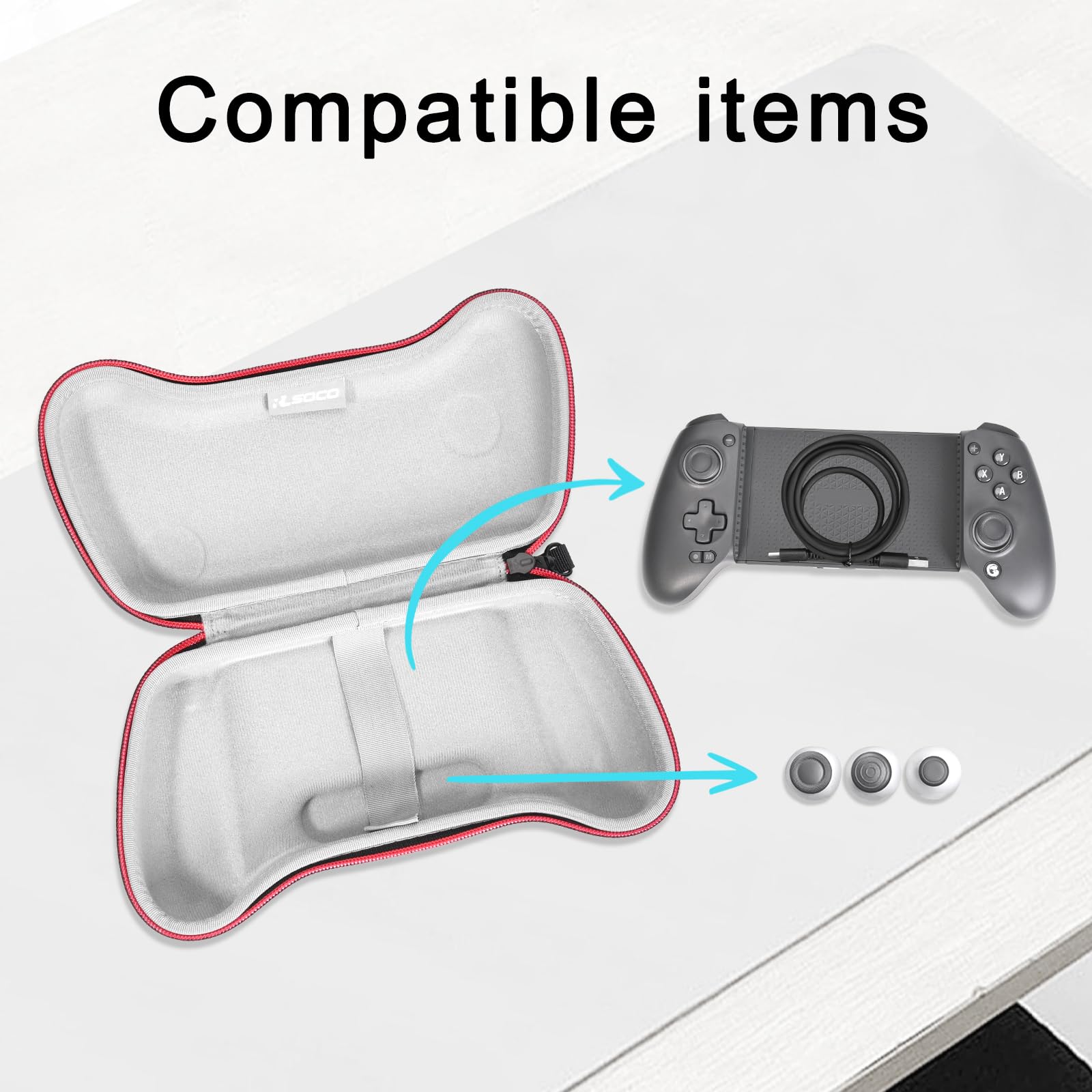 Foto 4 | Funda Rlsoco Para El Controlador De Juegos Móvil Gamesir G8 Plus Tipo C - Venta Internacional.