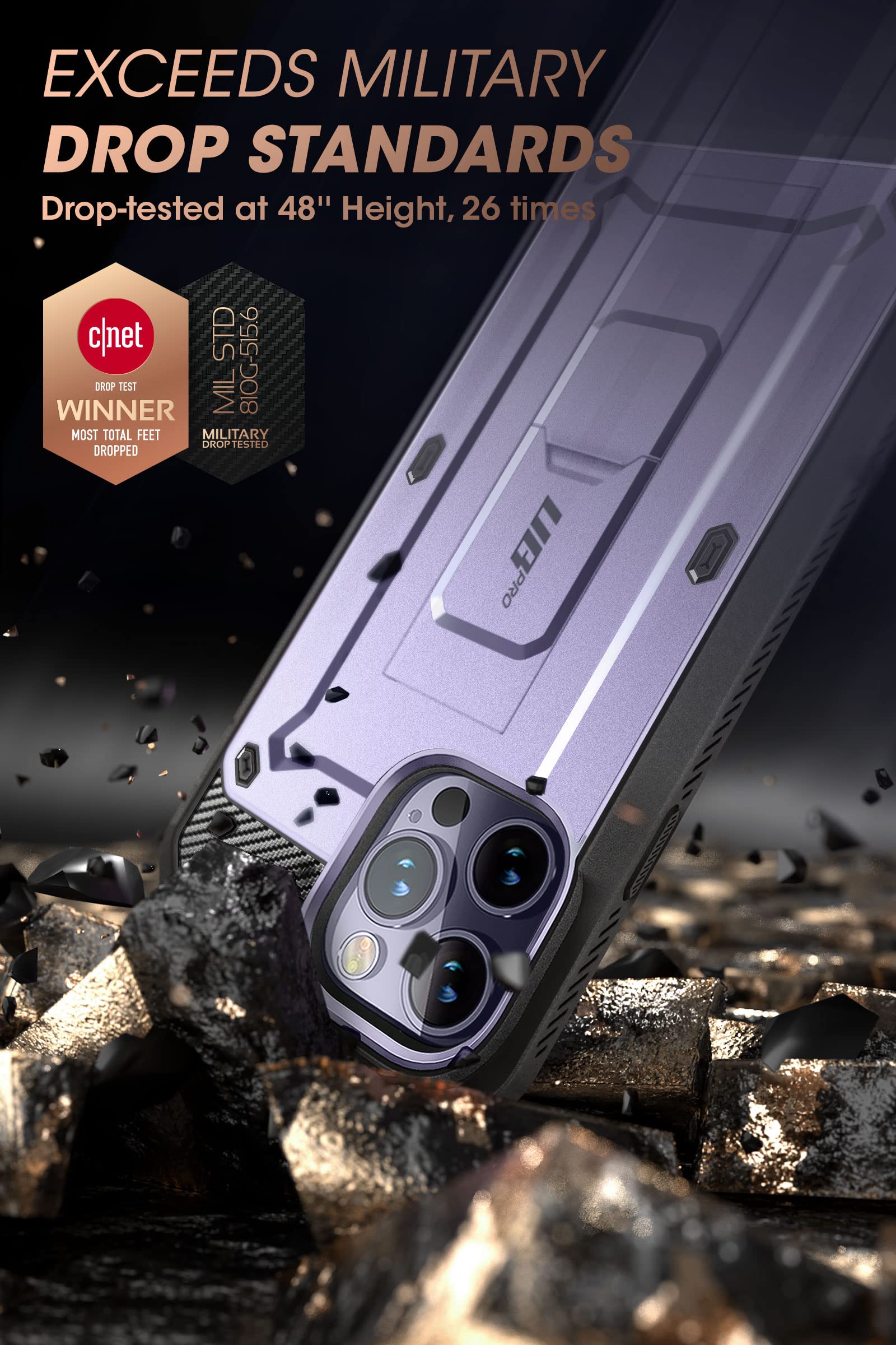 Foto 4 pulgar | Funda Para Teléfono Supcase Unicorn Beetle Pro Iphone 14 Pro 6.1 - Venta Internacional.