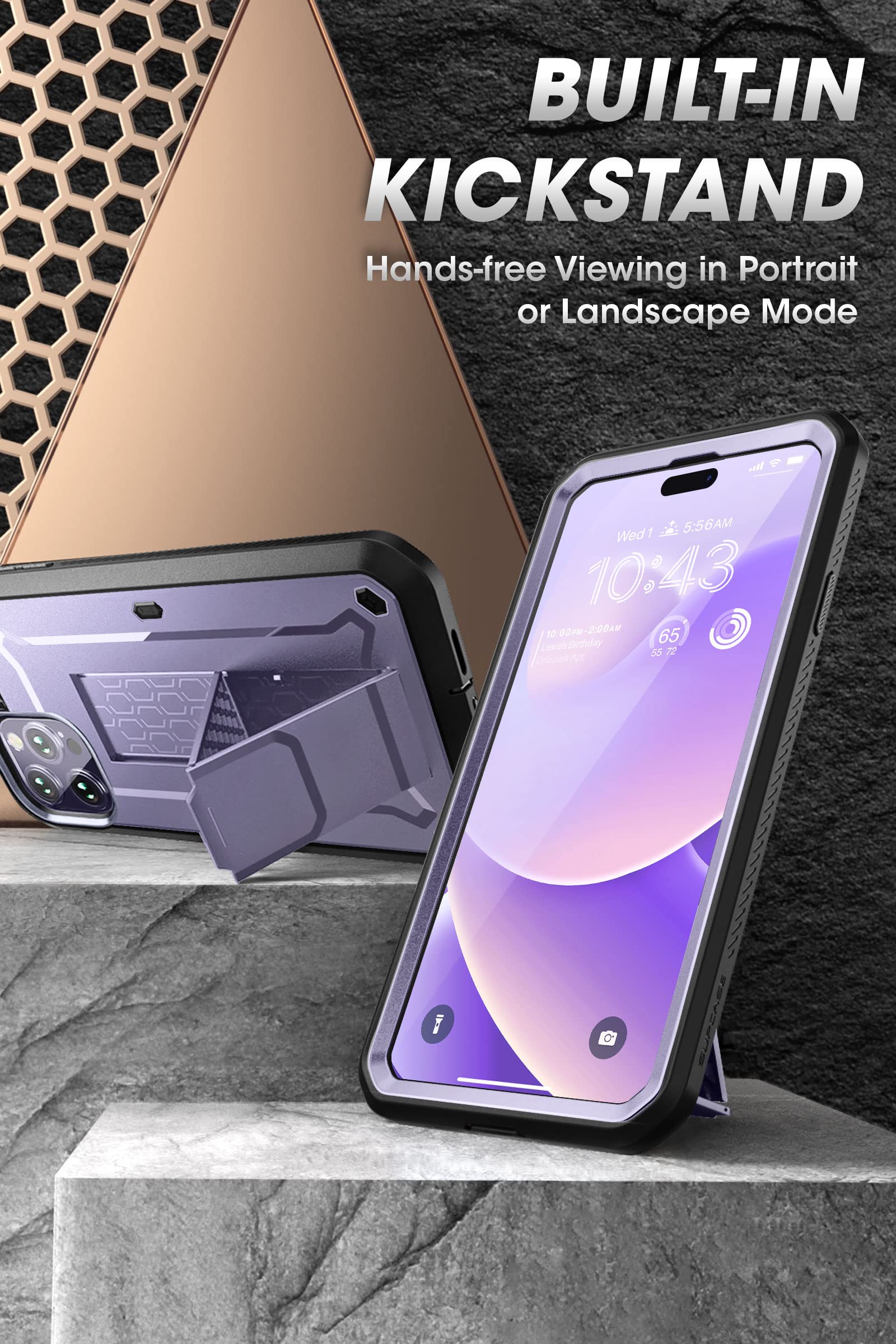 Foto 5 pulgar | Funda Para Teléfono Supcase Unicorn Beetle Pro Iphone 14 Pro 6.1 - Venta Internacional.