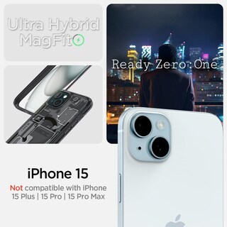 Foto 2 | Funda Spigen Ultra Hybrid Magfit Para Iphone 15 (2023) - Venta Internacional.