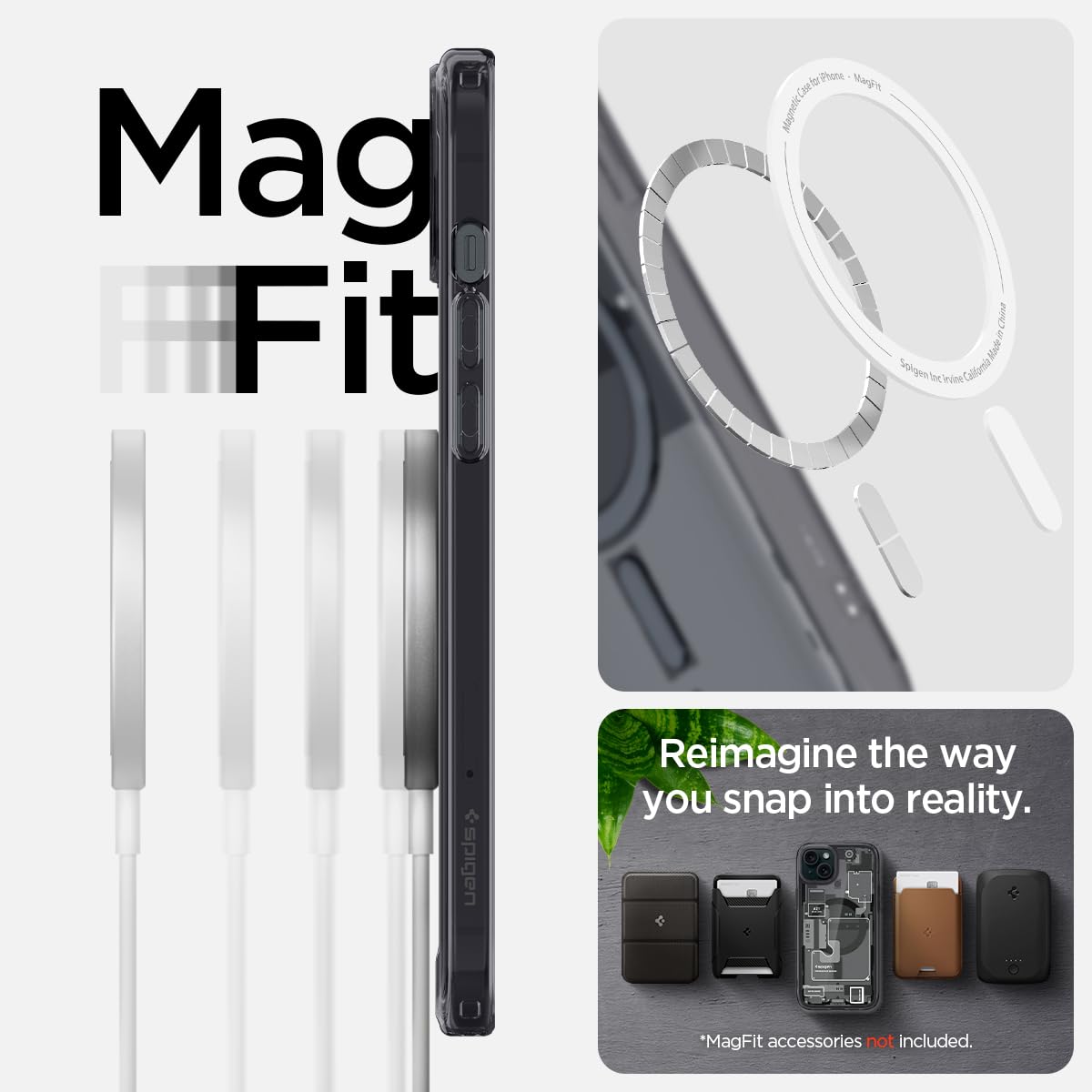 Foto 8 pulgar | Funda Spigen Ultra Hybrid Magfit Para Iphone 15 (2023) - Venta Internacional.