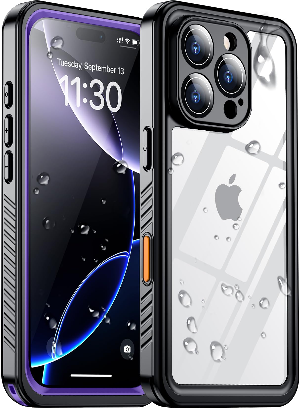 Foto 2 pulgar | Funda Impermeable Temdan Compatible Con Iphone 16 Pro De 6,3 Pulgadas - Venta Internacional.
