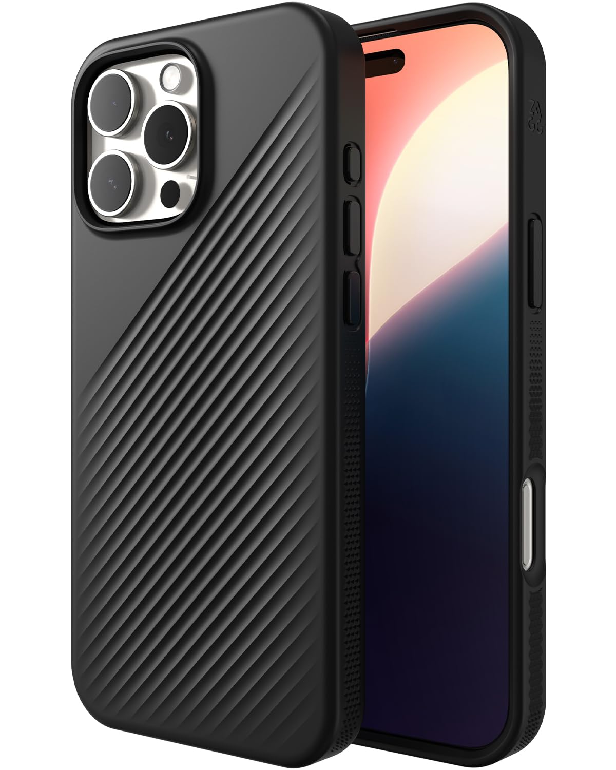 Funda Zagg Luxe Snap Para Iphone 16 Pro Max Con Magsafe Negra - Venta Internacional.