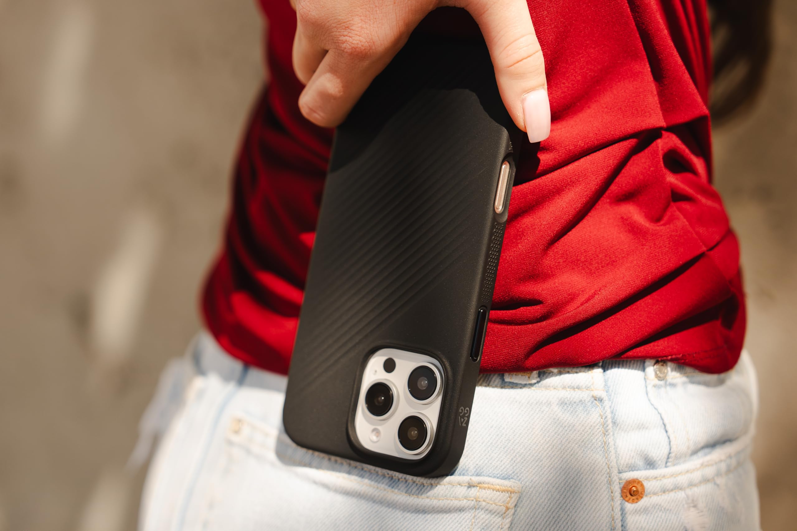 Foto 7 | Funda Zagg Luxe Snap Para Iphone 16 Pro Max Con Magsafe Negra - Venta Internacional.