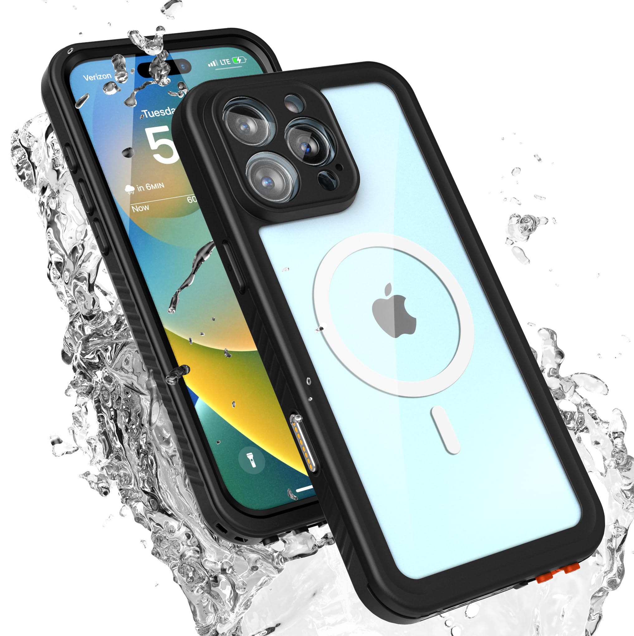 Foto 3 pulgar | Funda De Cinturón Impermeable Para Iphone 16 Pro Con Magsafe - Venta Internacional.