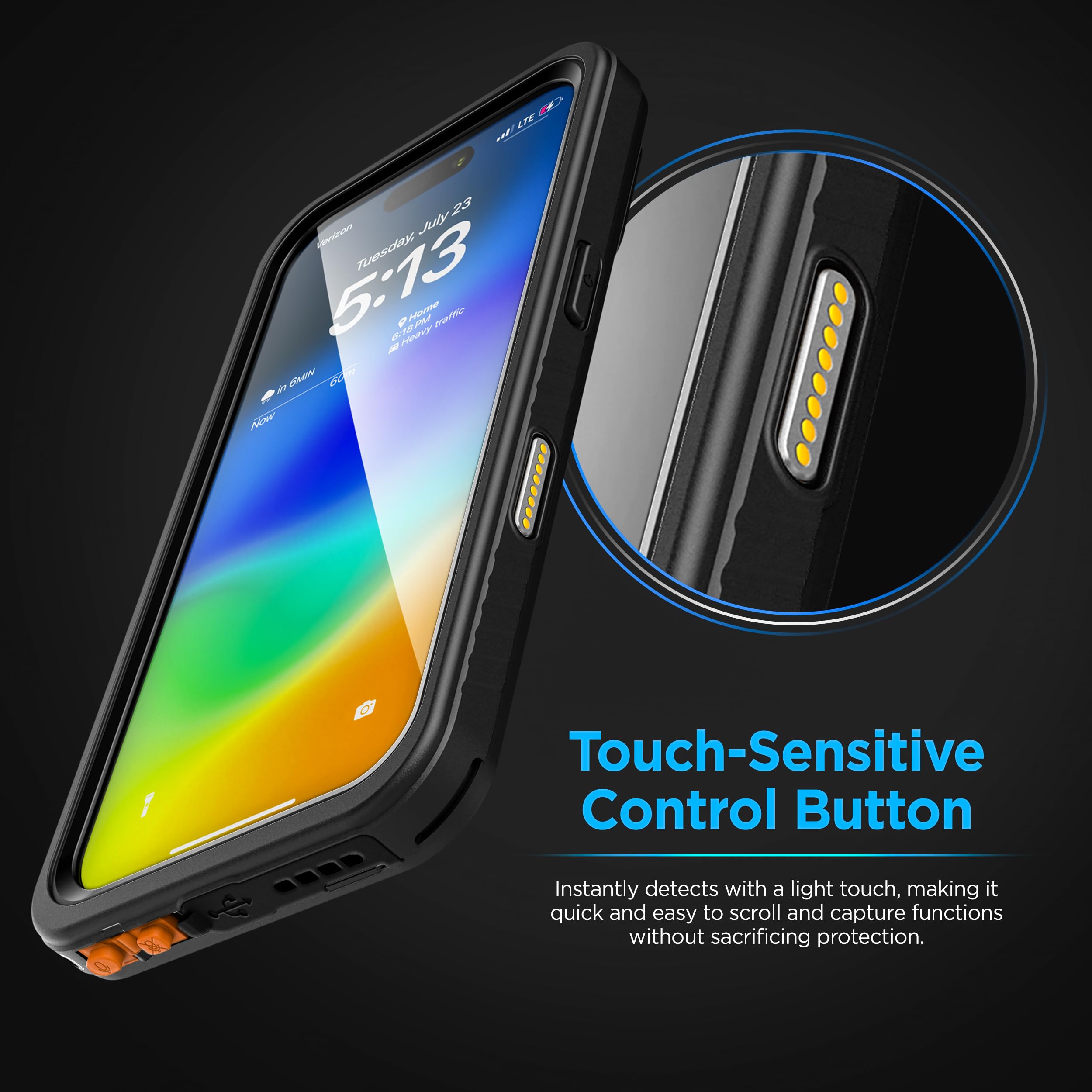 Foto 4 pulgar | Funda De Cinturón Impermeable Para Iphone 16 Pro Con Magsafe - Venta Internacional.