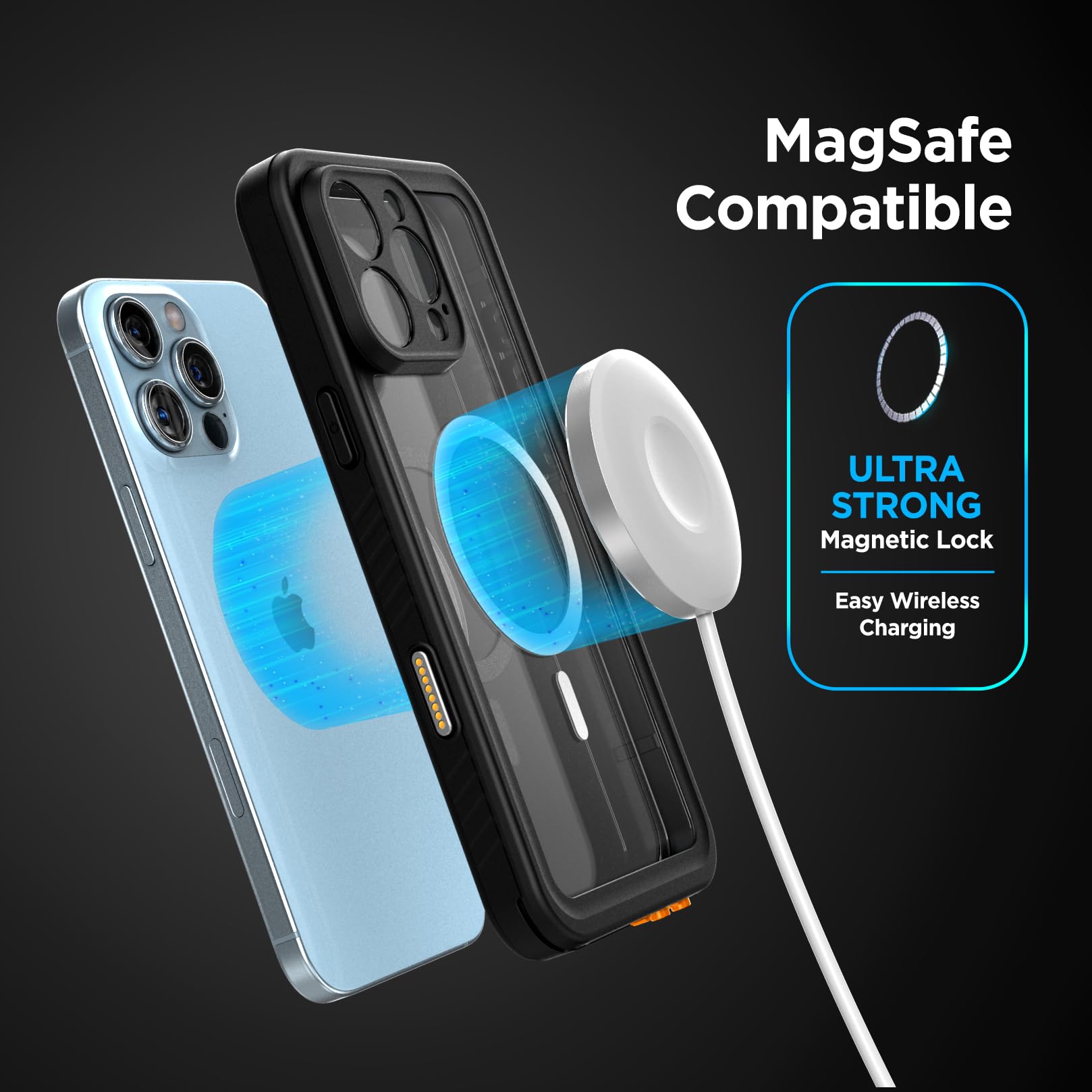 Foto 6 pulgar | Funda De Cinturón Impermeable Para Iphone 16 Pro Con Magsafe - Venta Internacional.