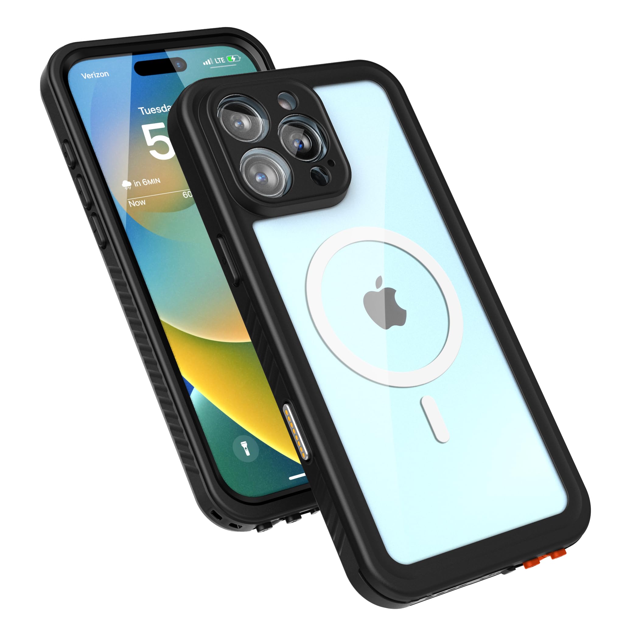 Foto 8 pulgar | Funda De Cinturón Impermeable Para Iphone 16 Pro Con Magsafe - Venta Internacional.
