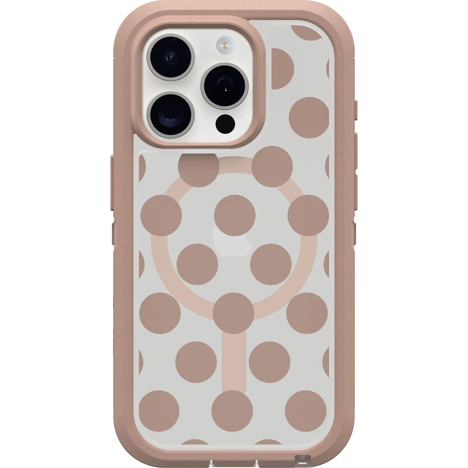 Foto 8 pulgar | Funda Otterbox Para Iphone 15 Pro Max Defender Xt, Transparente Y Marrón - Venta Internacional.