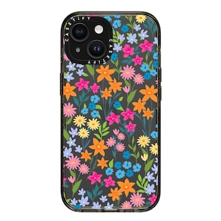 Foto 5 | Funda Para Teléfono Casetify Impact Iphone 15 Con Estampado De Flores Transparente - Venta Internacional.