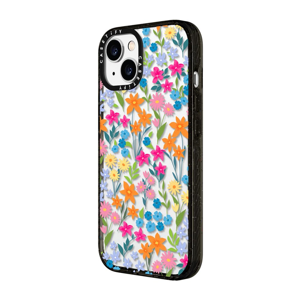 Foto 7 pulgar | Funda Para Teléfono Casetify Impact Iphone 15 Con Estampado De Flores Transparente - Venta Internacional.
