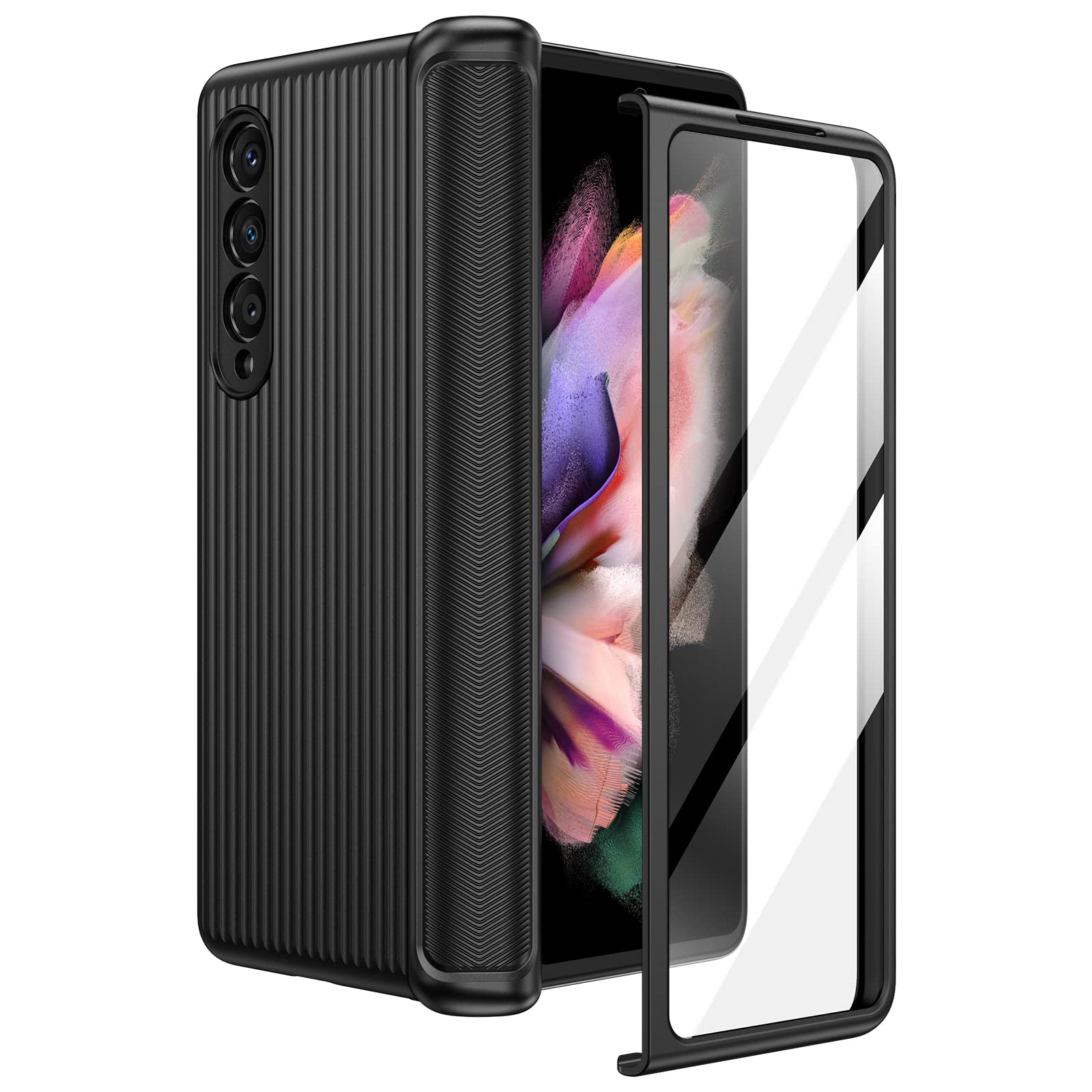 Foto 2 pulgar | Funda Ruky Para Samsung Galaxy Z Fold 3 Con Protector De Pantalla - Venta Internacional.