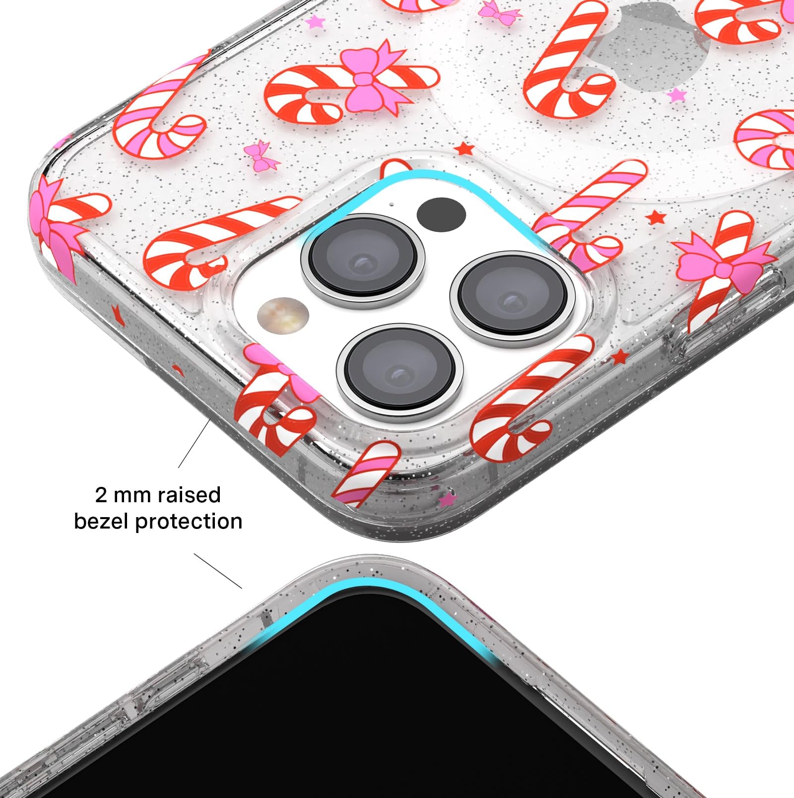 Foto 5 pulgar | Funda De Teléfono Velvet Caviar Para Iphone 14 Pro Max Christmas - Venta Internacional.
