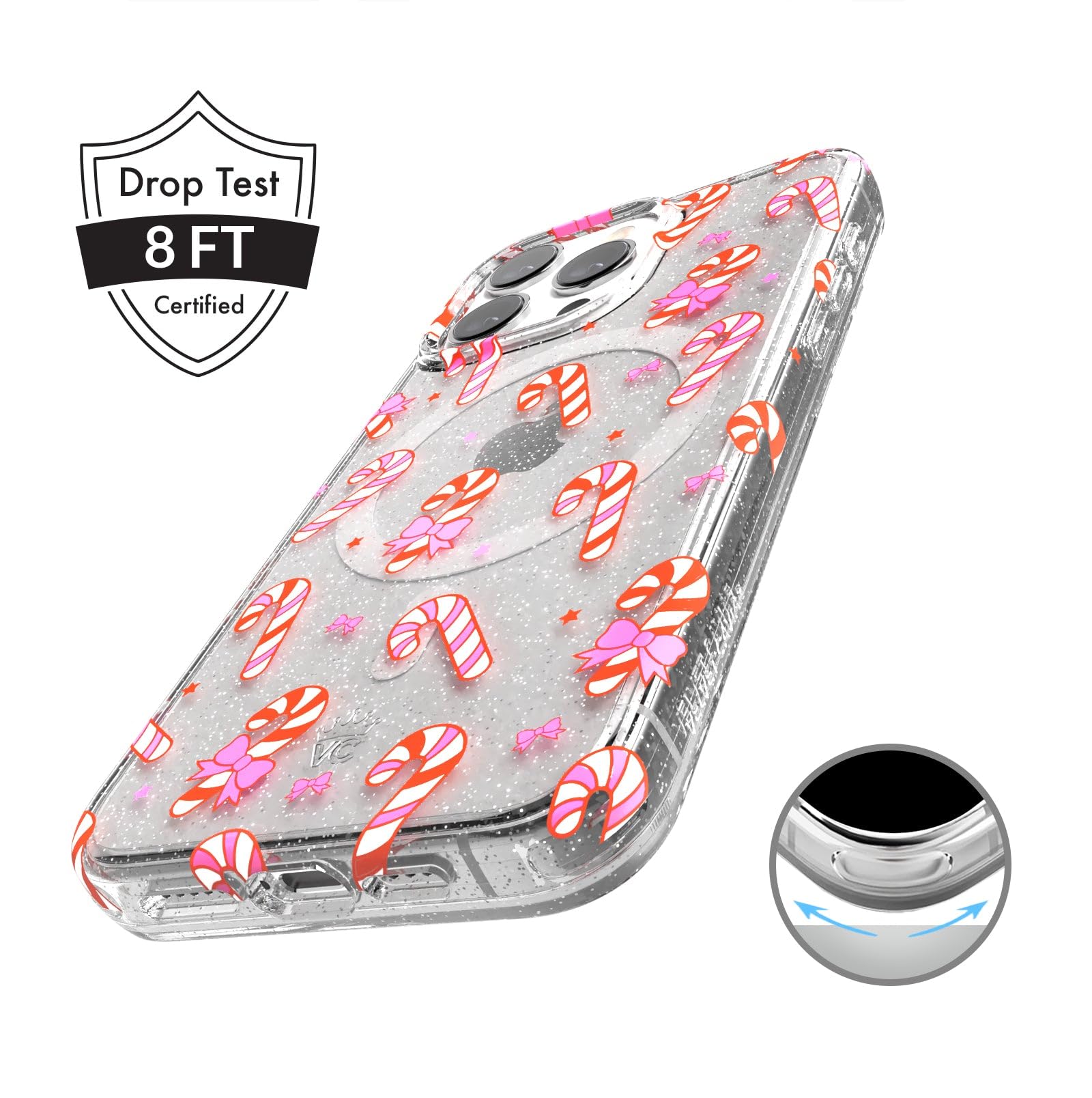 Foto 6 pulgar | Funda De Teléfono Velvet Caviar Para Iphone 14 Pro Max Christmas - Venta Internacional.