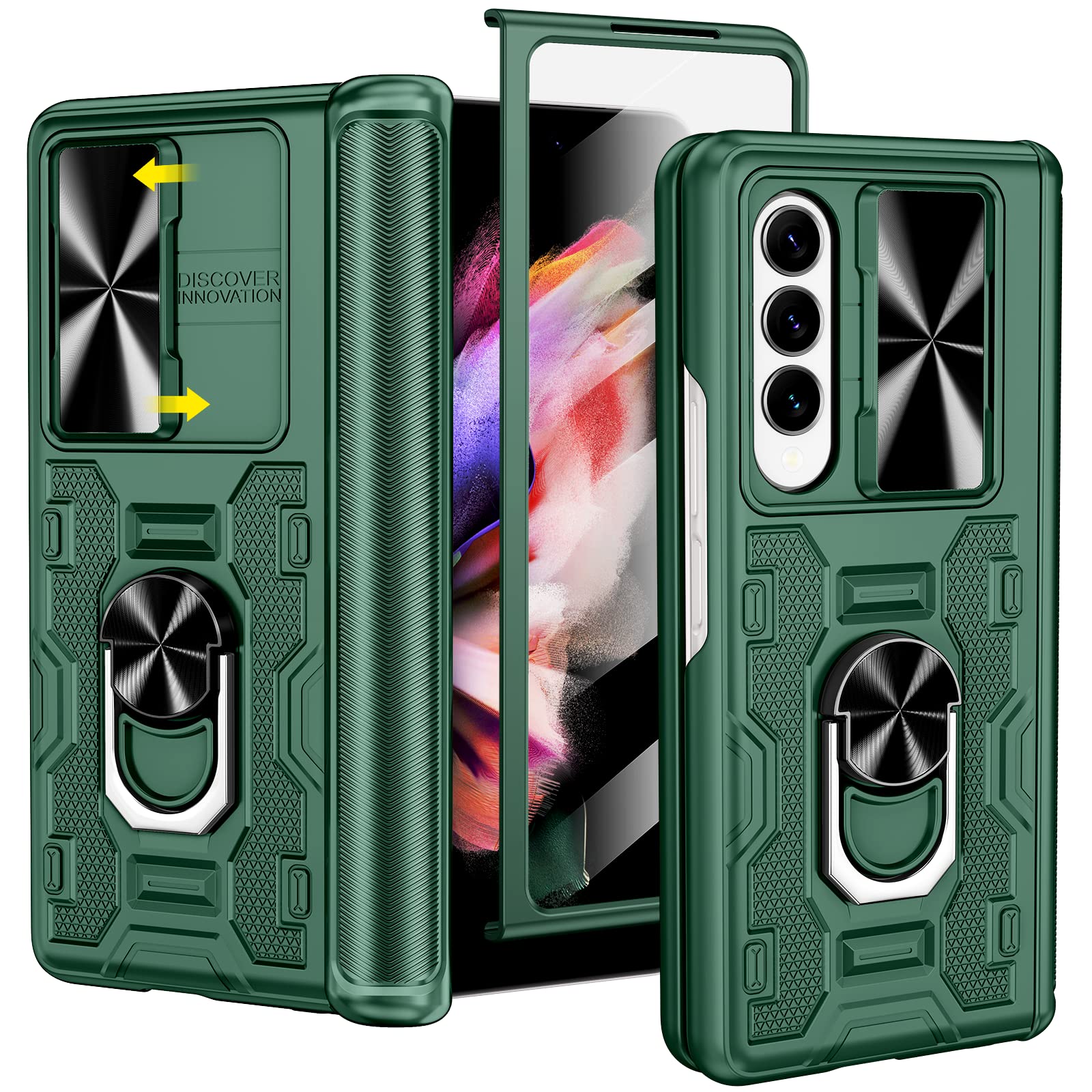 Funda Vego Para Samsung Galaxy Z Fold 3 Con Cámara Deslizante - Venta Internacional.