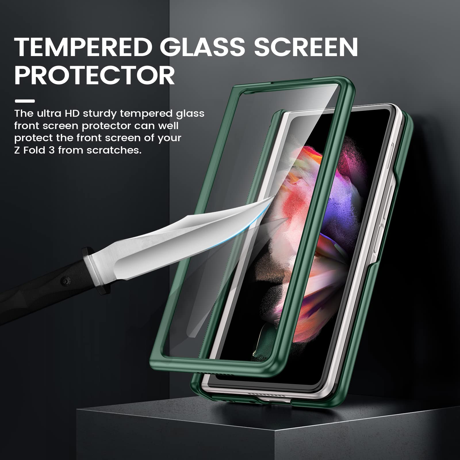 Foto 6 pulgar | Funda Vego Para Samsung Galaxy Z Fold 3 Con Cámara Deslizante - Venta Internacional.