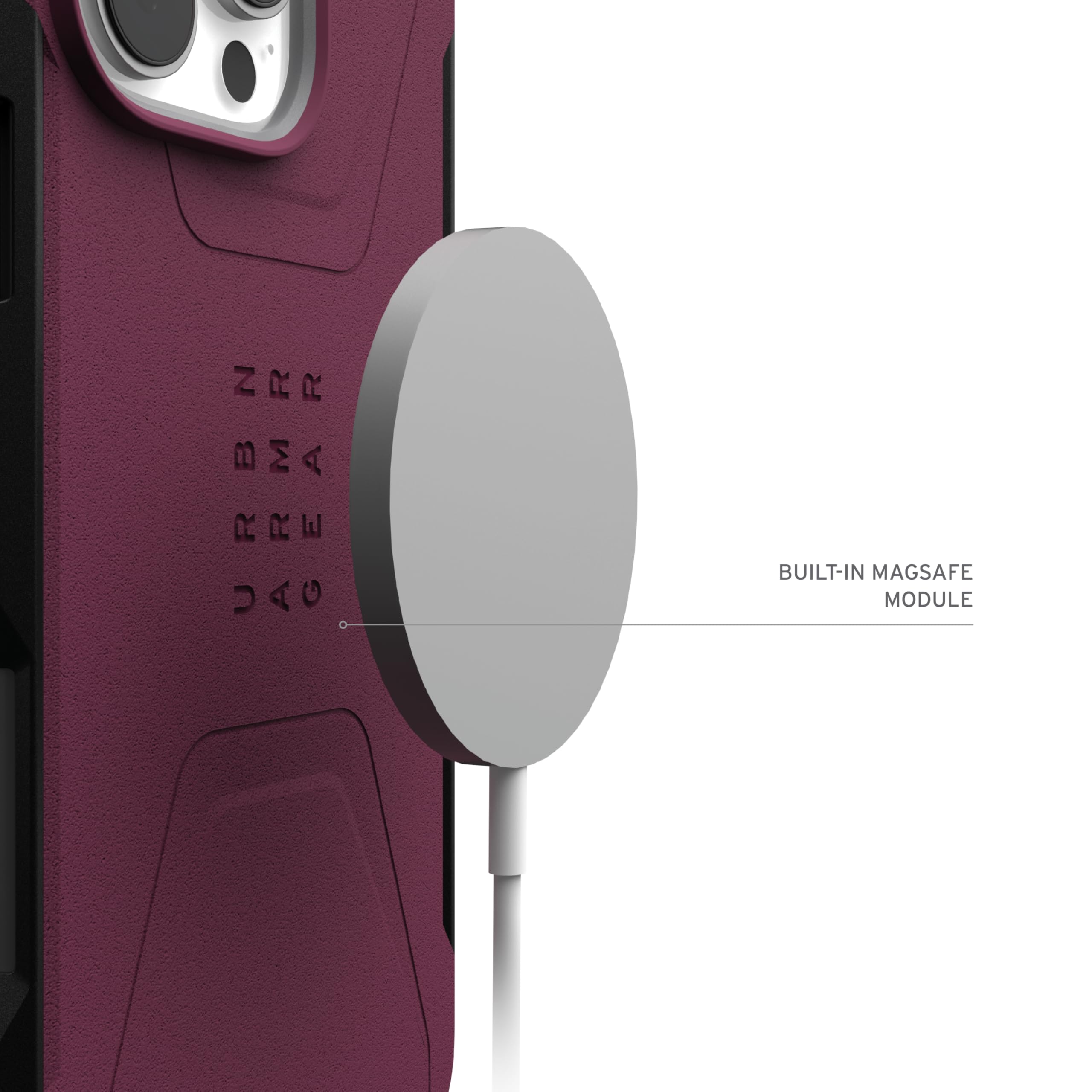 Foto 6 pulgar | Funda De Teléfono Urban Armor Gear Uag Civilian Para Iphone 16 Pro Max - Venta Internacional.