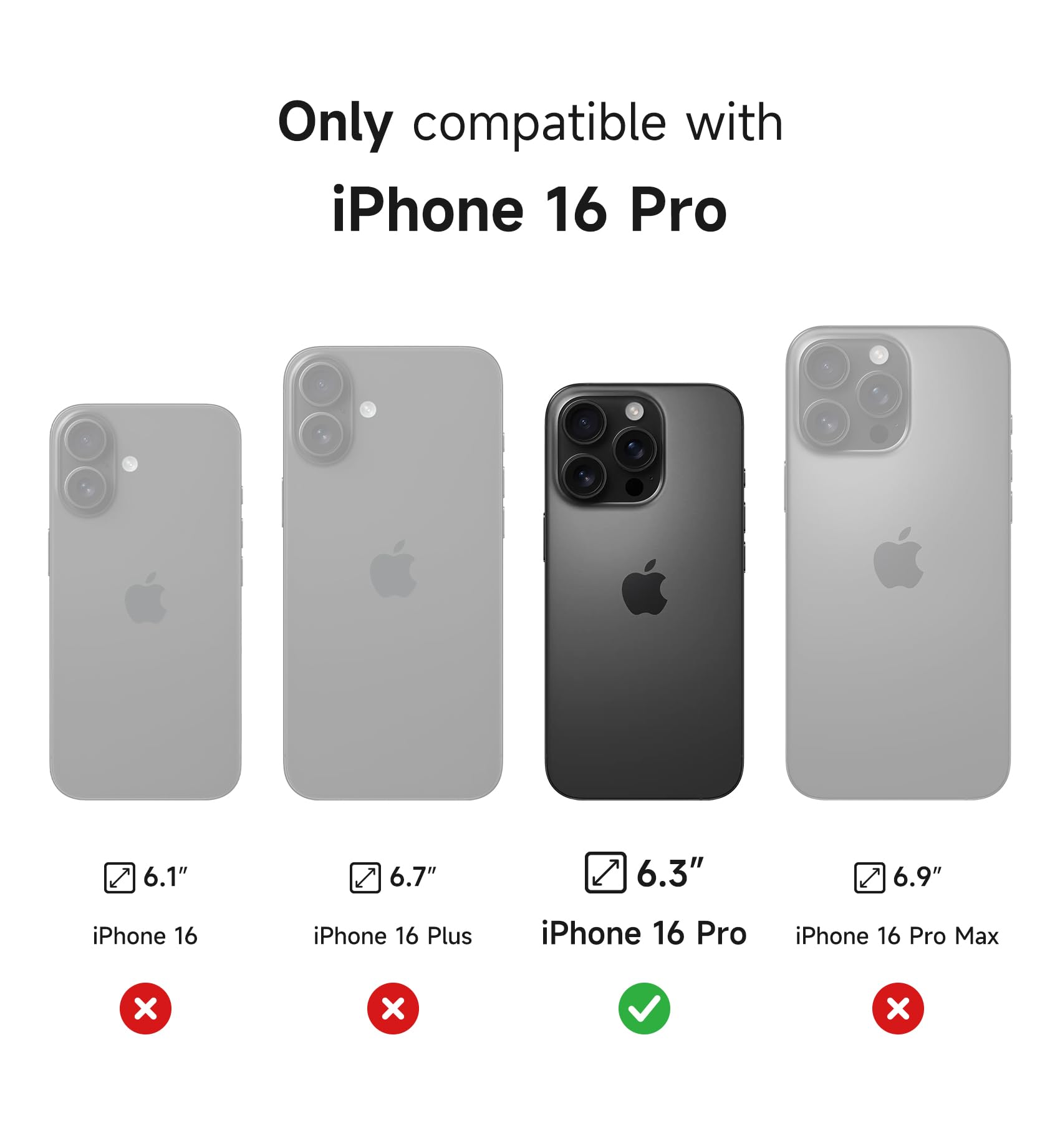 Foto 3 pulgar | Funda Suritch Para Iphone 16 Pro Con Cámara Deslizante, Color Azul - Venta Internacional.