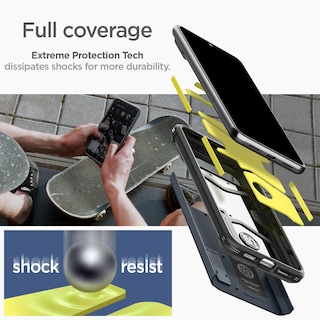Foto 3 | Funda De Teléfono Spigen Tough Armor Para Pixel 8 Pro Con Soporte - Venta Internacional.