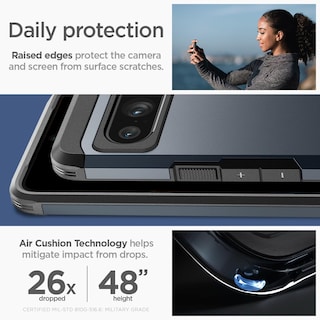 Foto 4 | Funda De Teléfono Spigen Tough Armor Para Pixel 8 Pro Con Soporte - Venta Internacional.