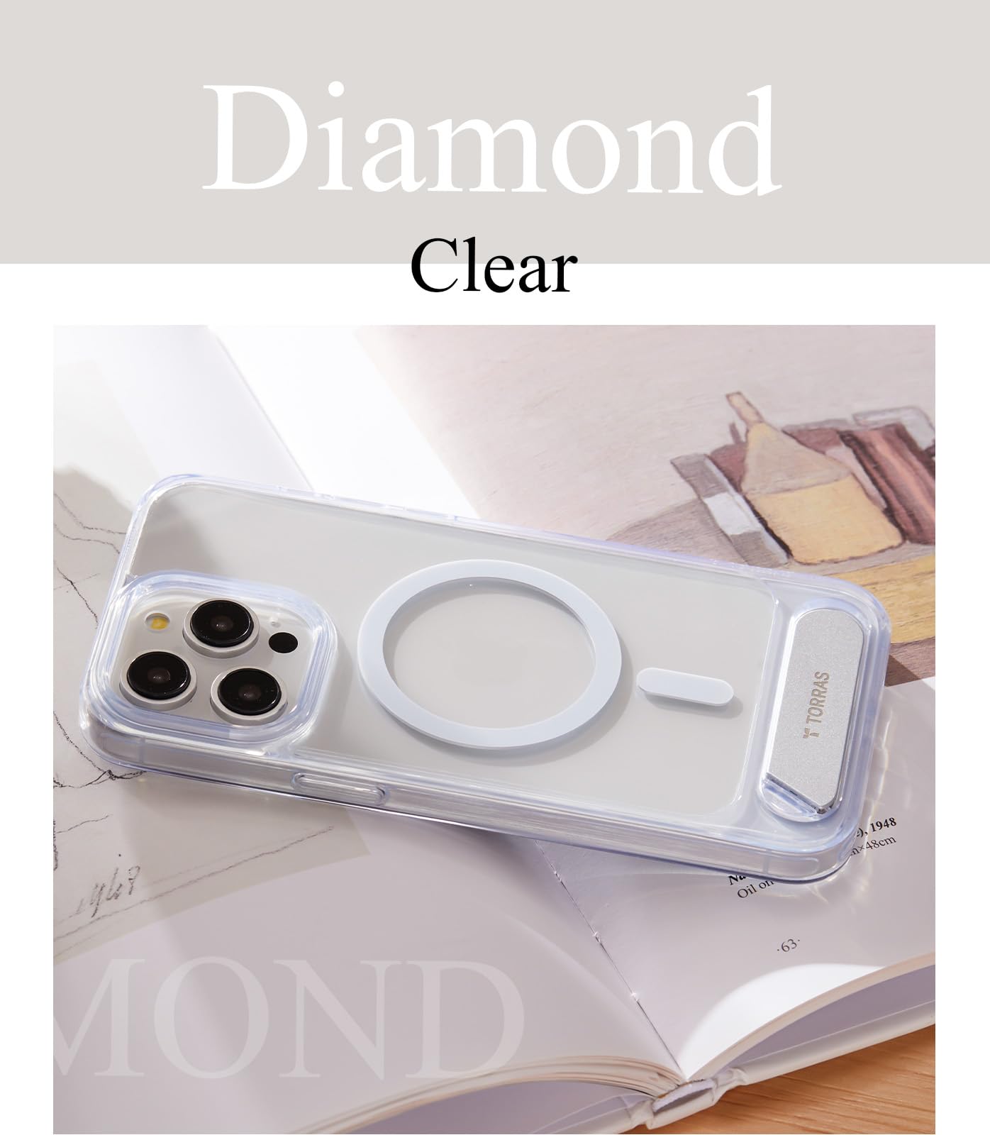 Foto 6 | Funda Para Teléfono Torras Strong Magnetic Stand Iphone 15 Pro Max - Venta Internacional.