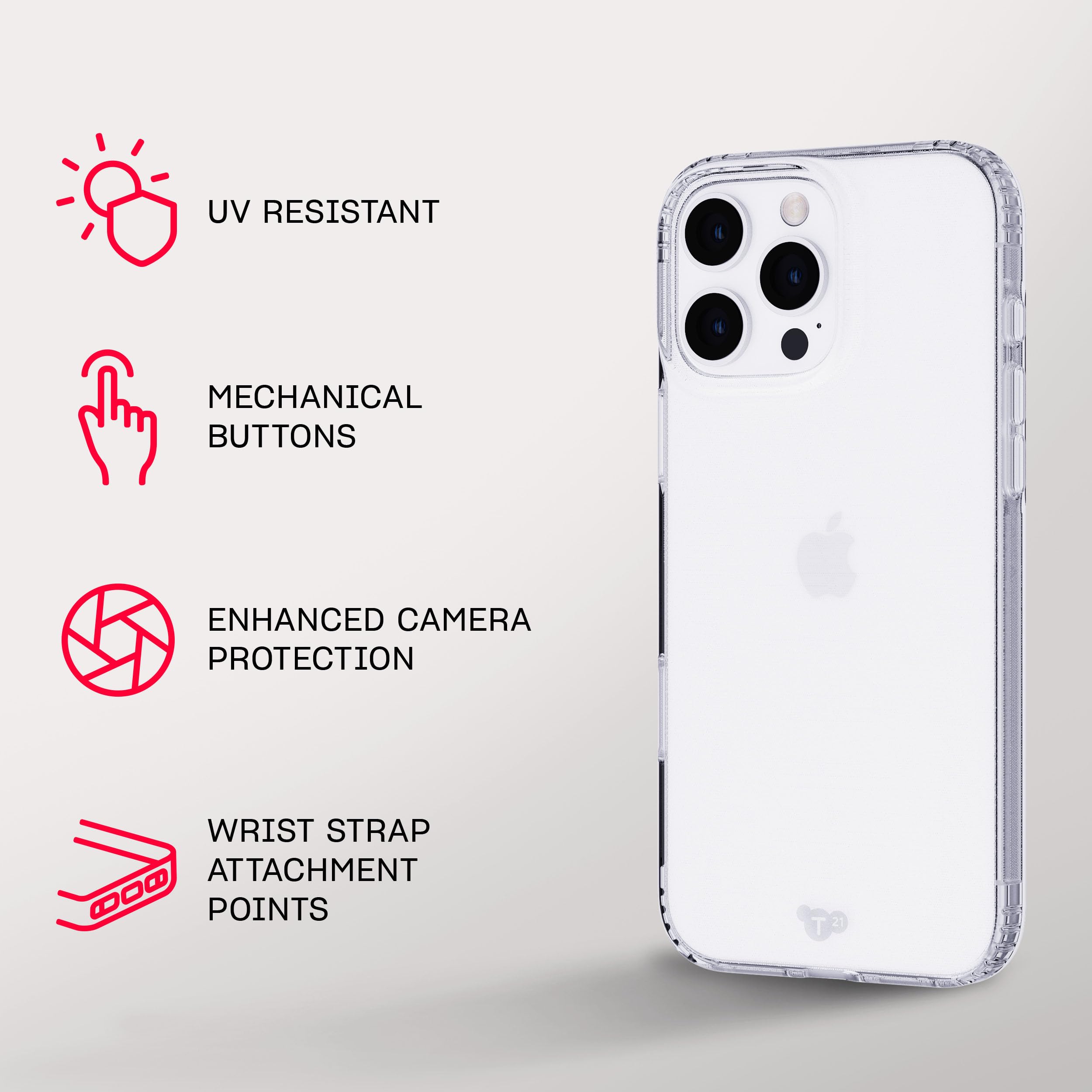 Foto 5 pulgar | Protección Contra Impactos Case Tech21 Evolite Para Iphone 16 Pro Max - Venta Internacional.
