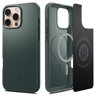 Foto 1 | Funda Spigen Thin Fit Magfit Para Iphone 16 Pro Max Abyss Green - Venta Internacional.
