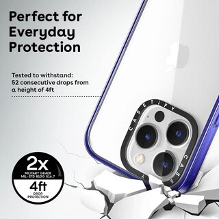 Foto 4 | Funda Para Teléfono Casetify Compact Iphone 14 Pro, Negro Transparente - Venta Internacional.