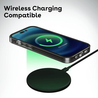 Foto 5 | Funda Para Teléfono Casetify Compact Iphone 14 Pro, Negro Transparente - Venta Internacional.