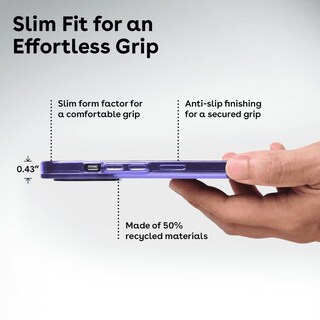 Foto 7 | Funda Para Teléfono Casetify Compact Iphone 14 Pro, Negro Transparente - Venta Internacional.
