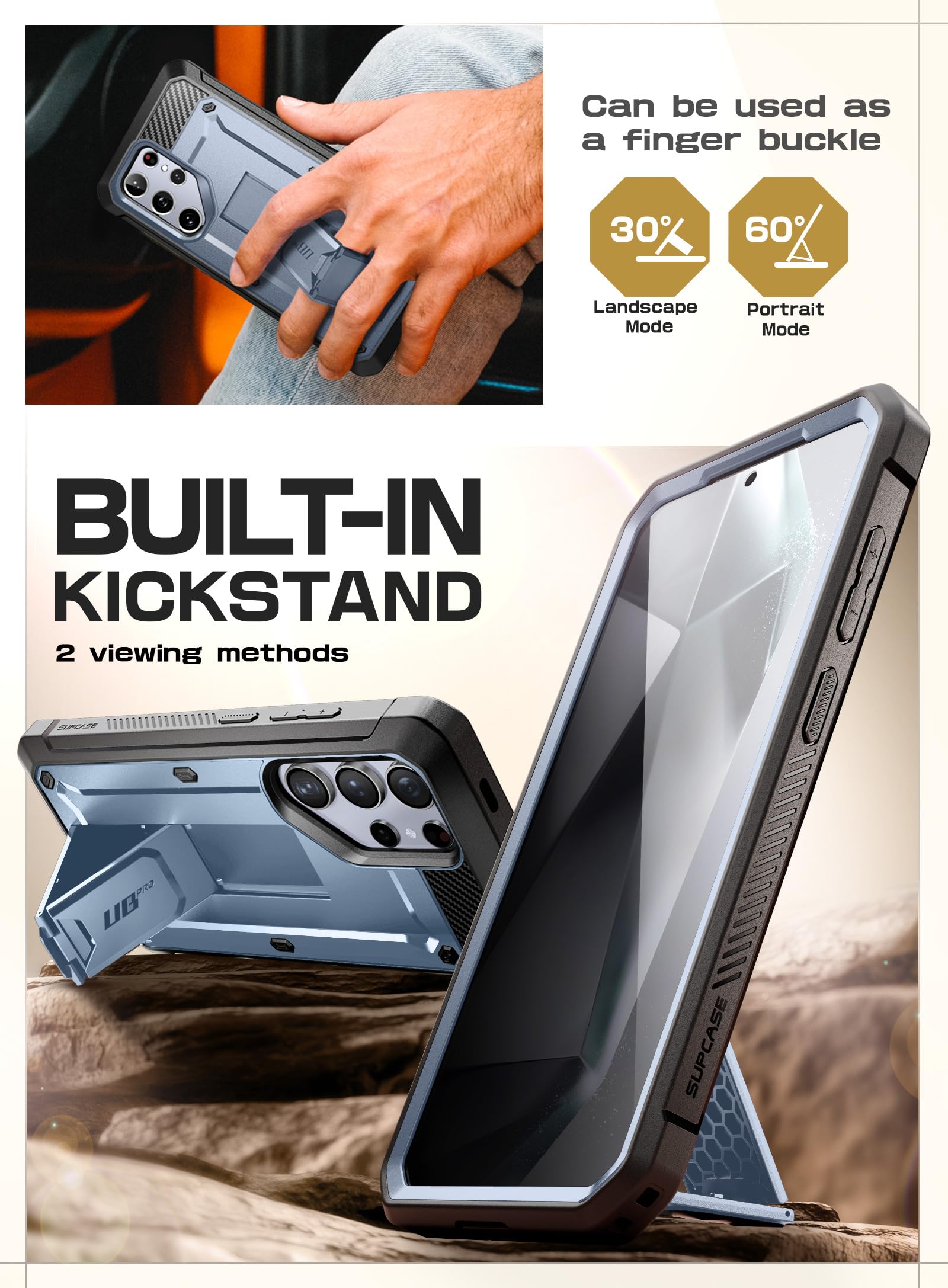 Foto 5 pulgar | Funda Para Teléfono Supcase Unicorn Beetle Pro Para Samsung Galaxy S24 Ultra - Venta Internacional.