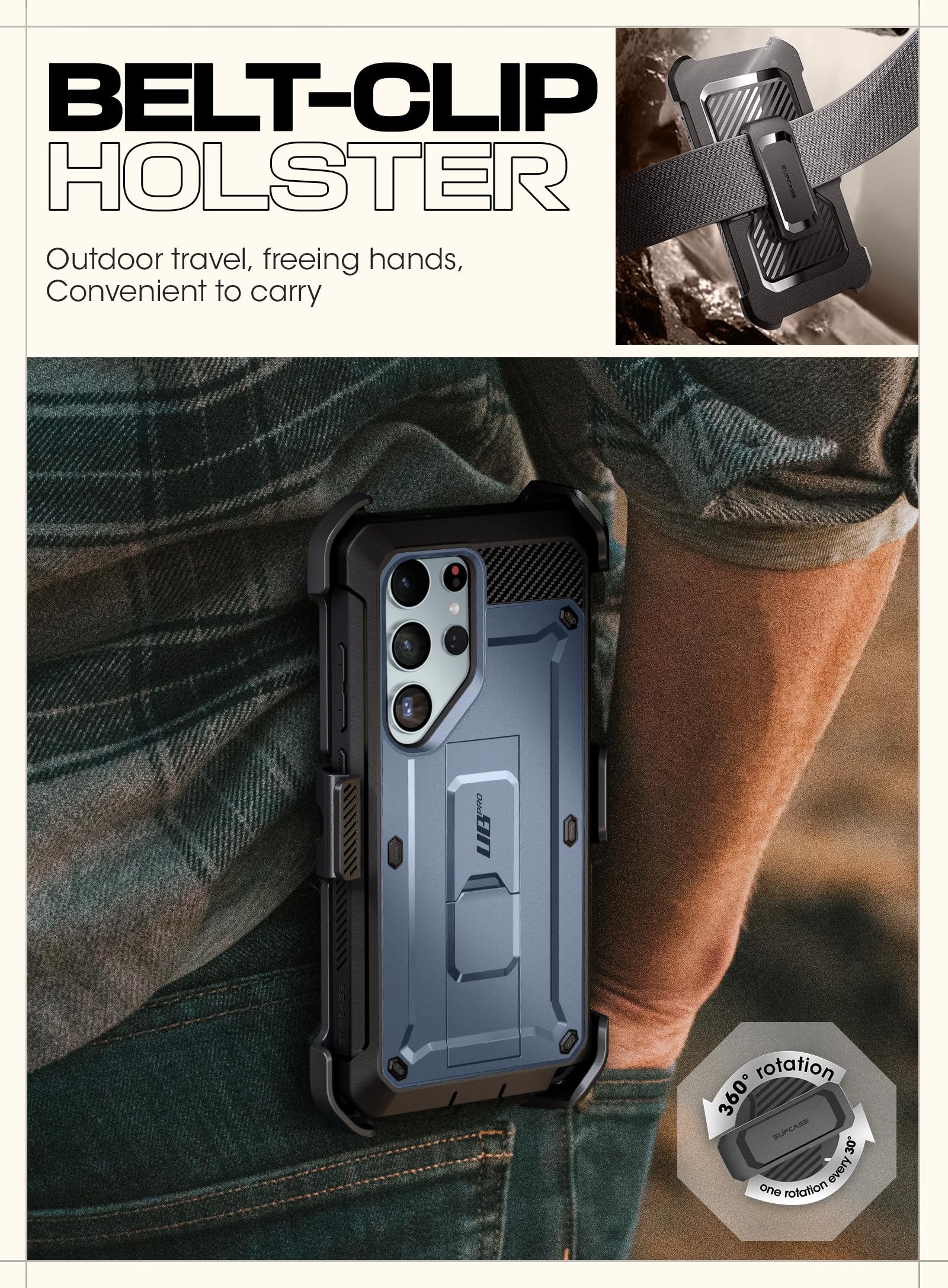 Foto 7 pulgar | Funda Para Teléfono Supcase Unicorn Beetle Pro Para Samsung Galaxy S24 Ultra - Venta Internacional.
