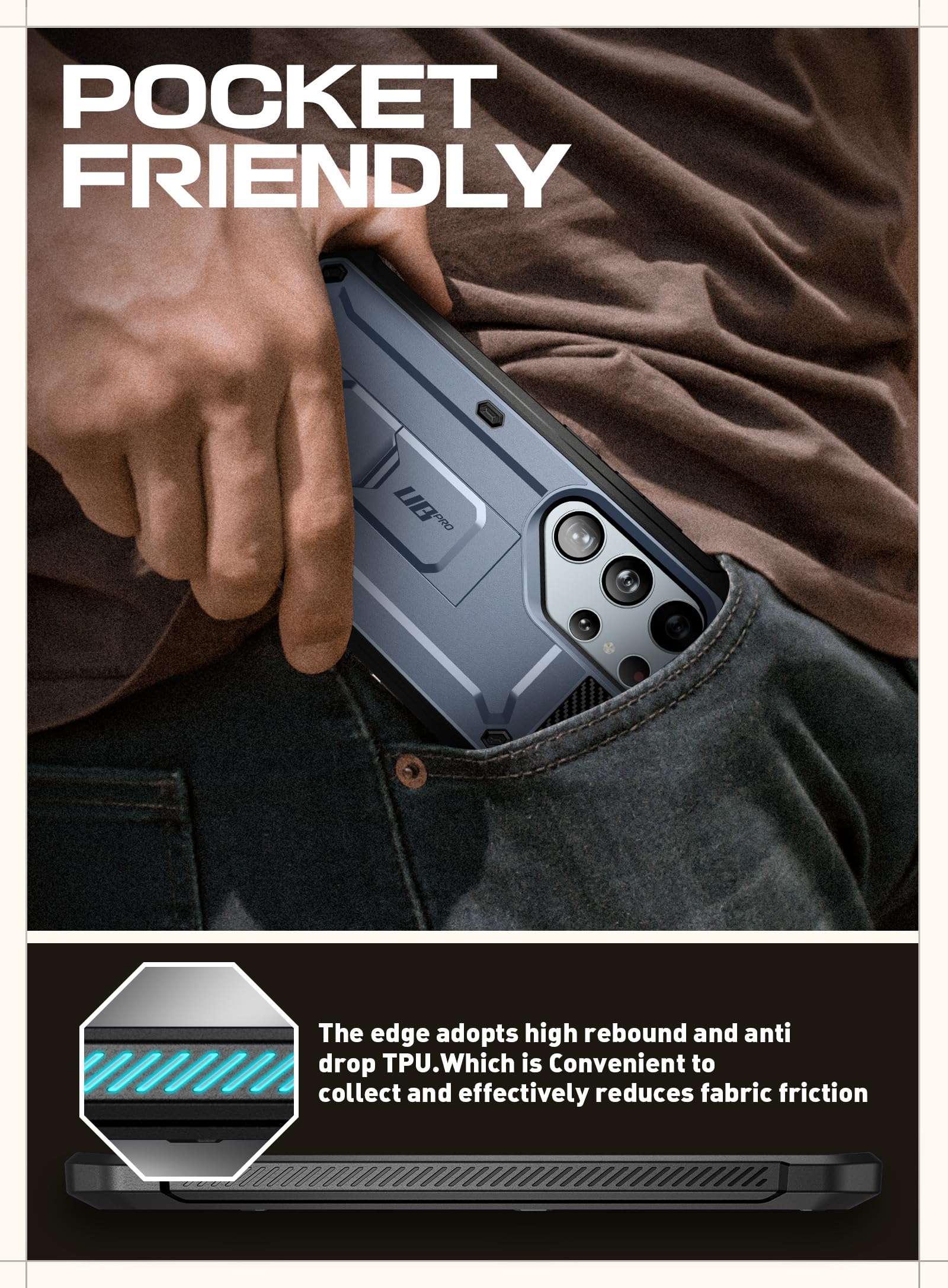 Foto 8 pulgar | Funda Para Teléfono Supcase Unicorn Beetle Pro Para Samsung Galaxy S24 Ultra - Venta Internacional.