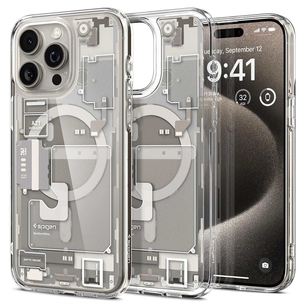 Foto 2 pulgar | Funda Para Teléfono Spigen Ultra Hybrid Magfit Iphone 15 Pro 2023 - Venta Internacional.