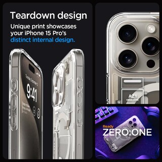 Foto 3 | Funda Para Teléfono Spigen Ultra Hybrid Magfit Iphone 15 Pro 2023 - Venta Internacional.