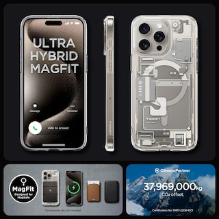 Foto 7 | Funda Para Teléfono Spigen Ultra Hybrid Magfit Iphone 15 Pro 2023 - Venta Internacional.