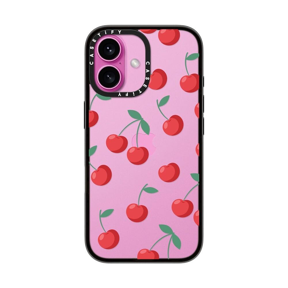 Foto 3 pulgar | Funda De Teléfono Casetify Compact Para Iphone 16 Cherries - Venta Internacional.