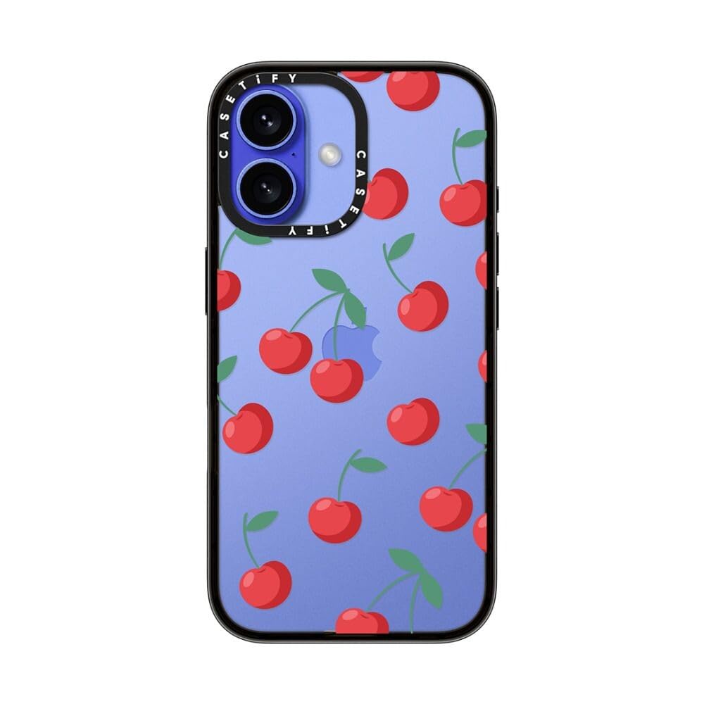 Foto 4 pulgar | Funda De Teléfono Casetify Compact Para Iphone 16 Cherries - Venta Internacional.